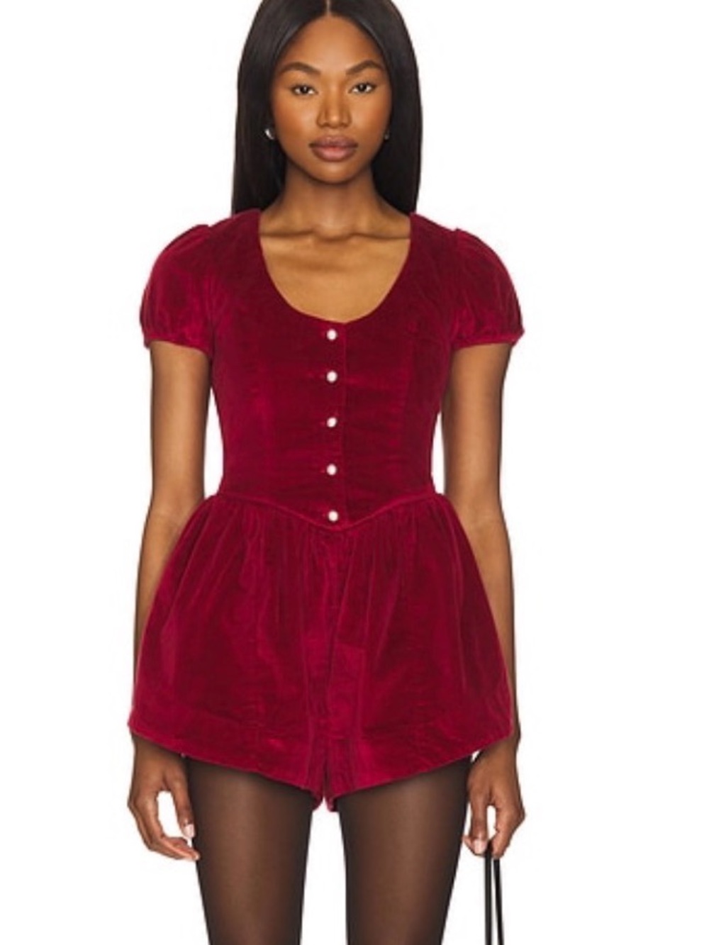 Free People Silver Bells Romper